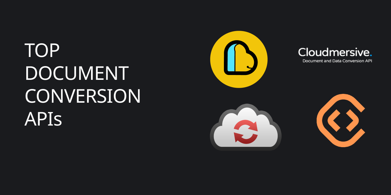 Exploring the Top Document Conversion APIs