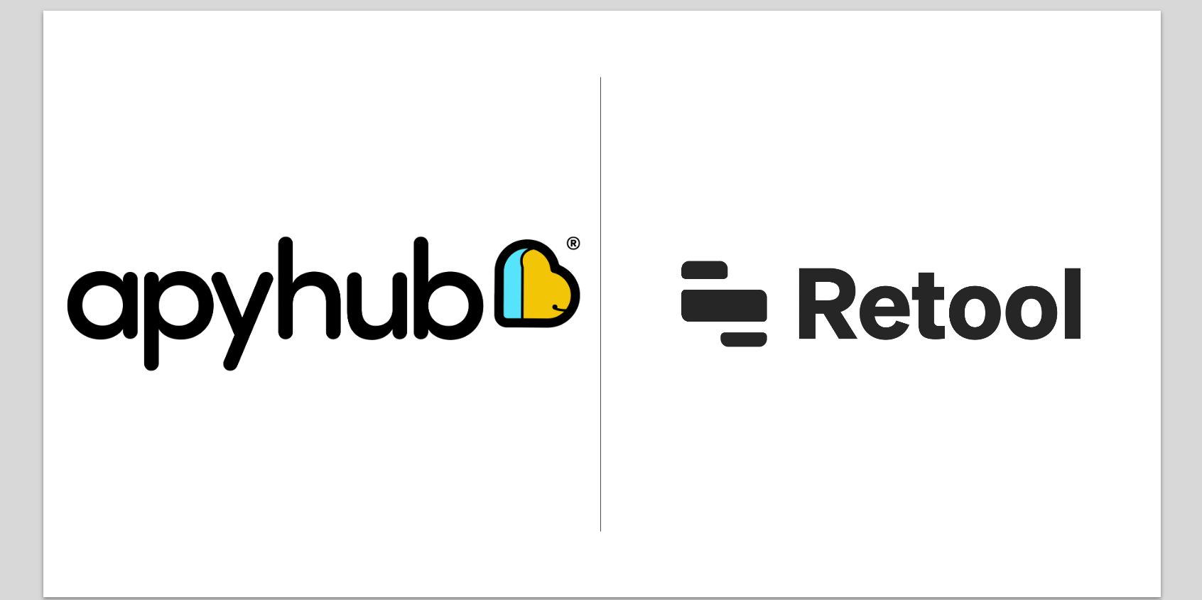ApyHub and Retool : Standard Integration